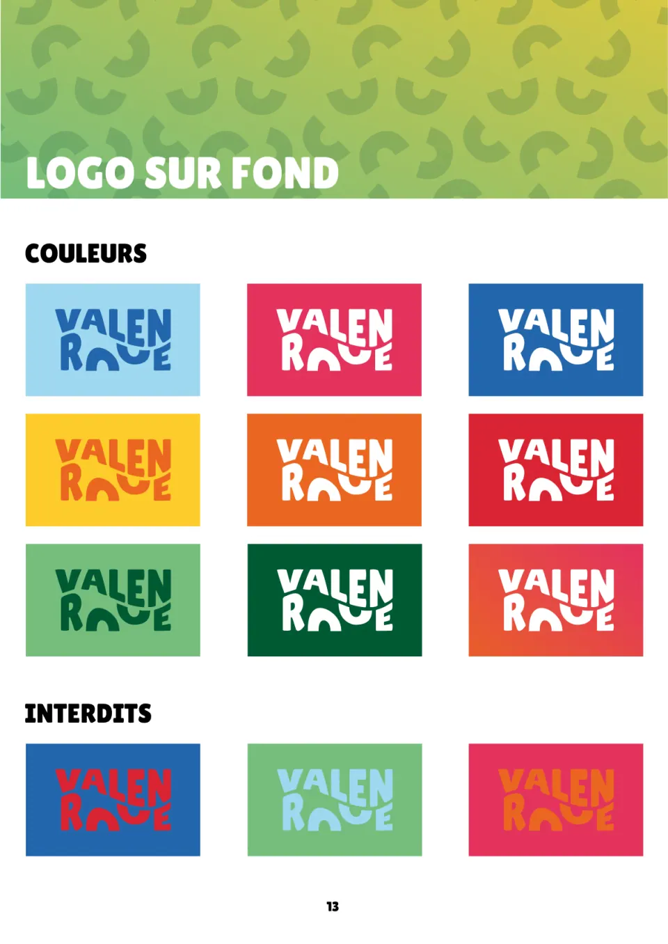Chartes graphiques - Valenroue - planche 14
