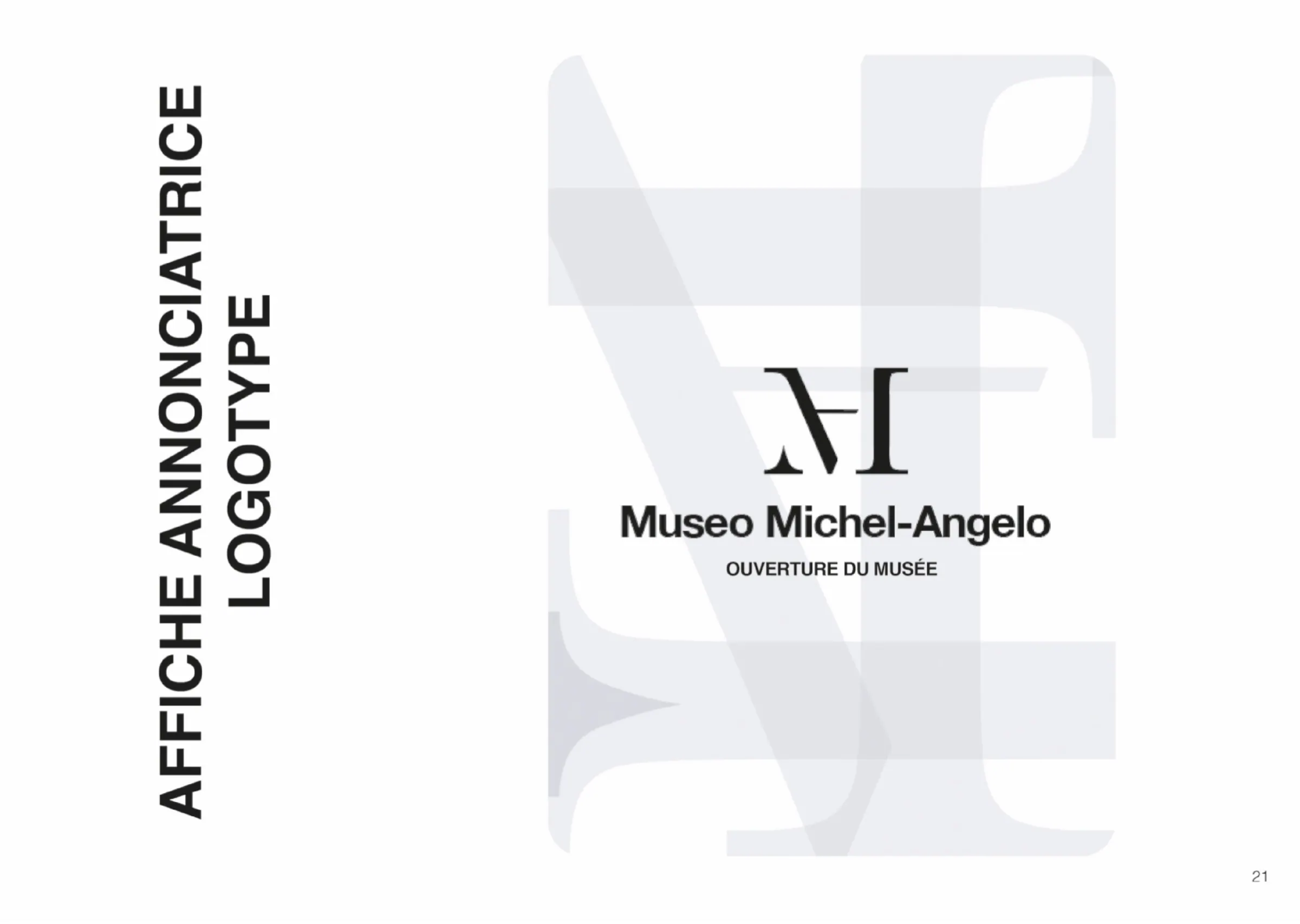 Chartes graphiques - Museo Michel-Ange - planche 21