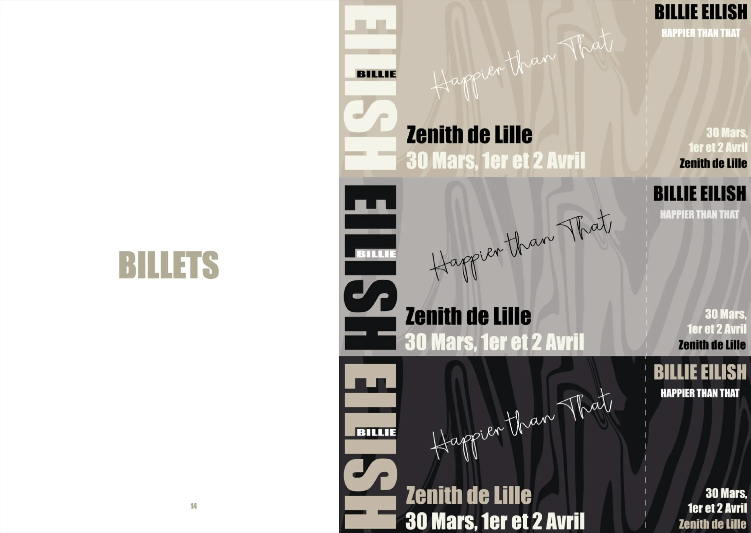 Chartes graphiques - Billie Eilish - planche 14