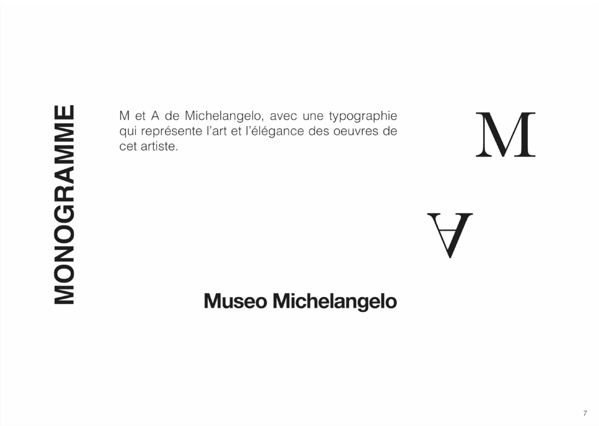 Chartes graphiques - Museo Michel-Ange - planche 7