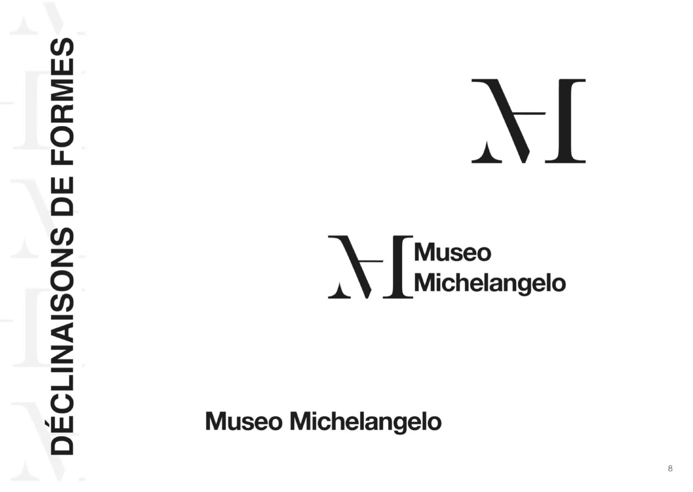 Chartes graphiques - Museo Michel-Ange - planche 8