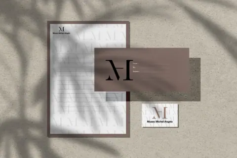 Museo Michelangelo - Les mockups