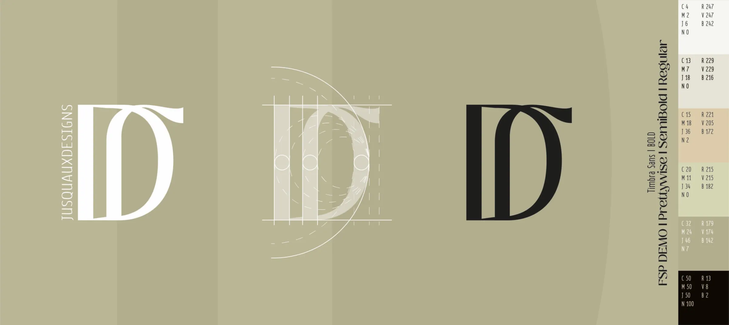 Logotype - JusquauxDesigns - refonte de mon identité visuelle