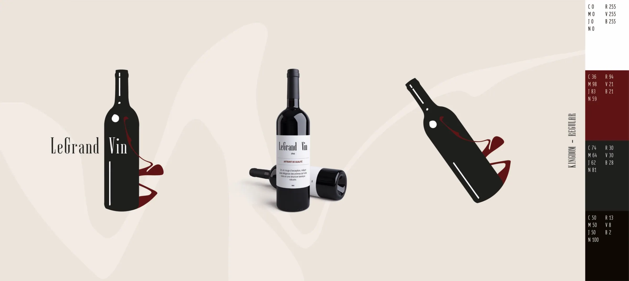 Logotype - LeGrand Vin - maison viticole